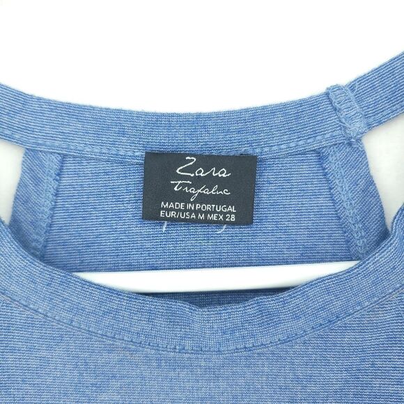 Zara Blue Medium Crop Top - Picture 4 of 9